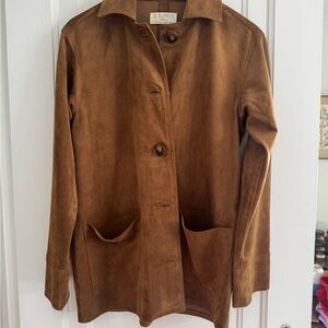 Z Supply Decker Faux Suede Chore Jacket